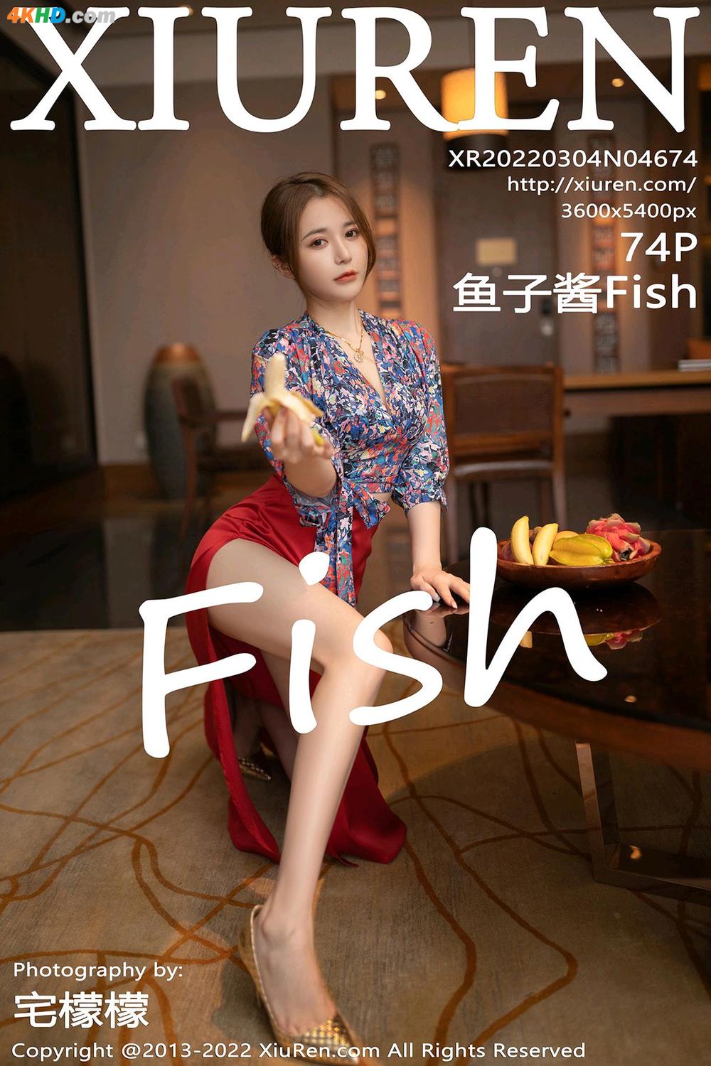 XIUREN No.4674 鱼子酱Fish(75P)