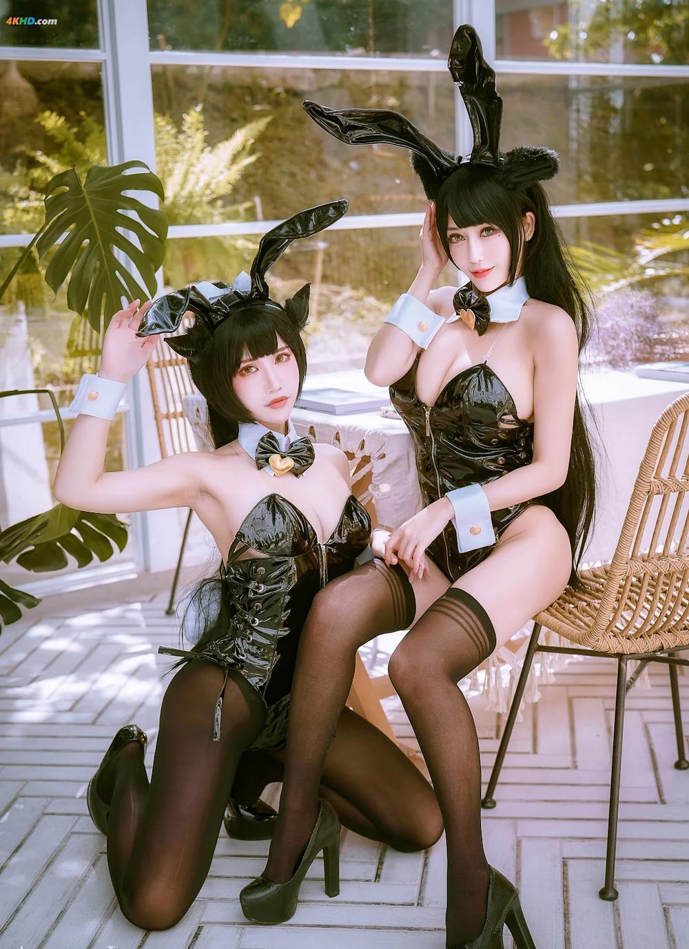 沖田凜花Rinka&甜心幫ღ安希&HedY – 瑞鳳と大鳳 Bunny suit ver