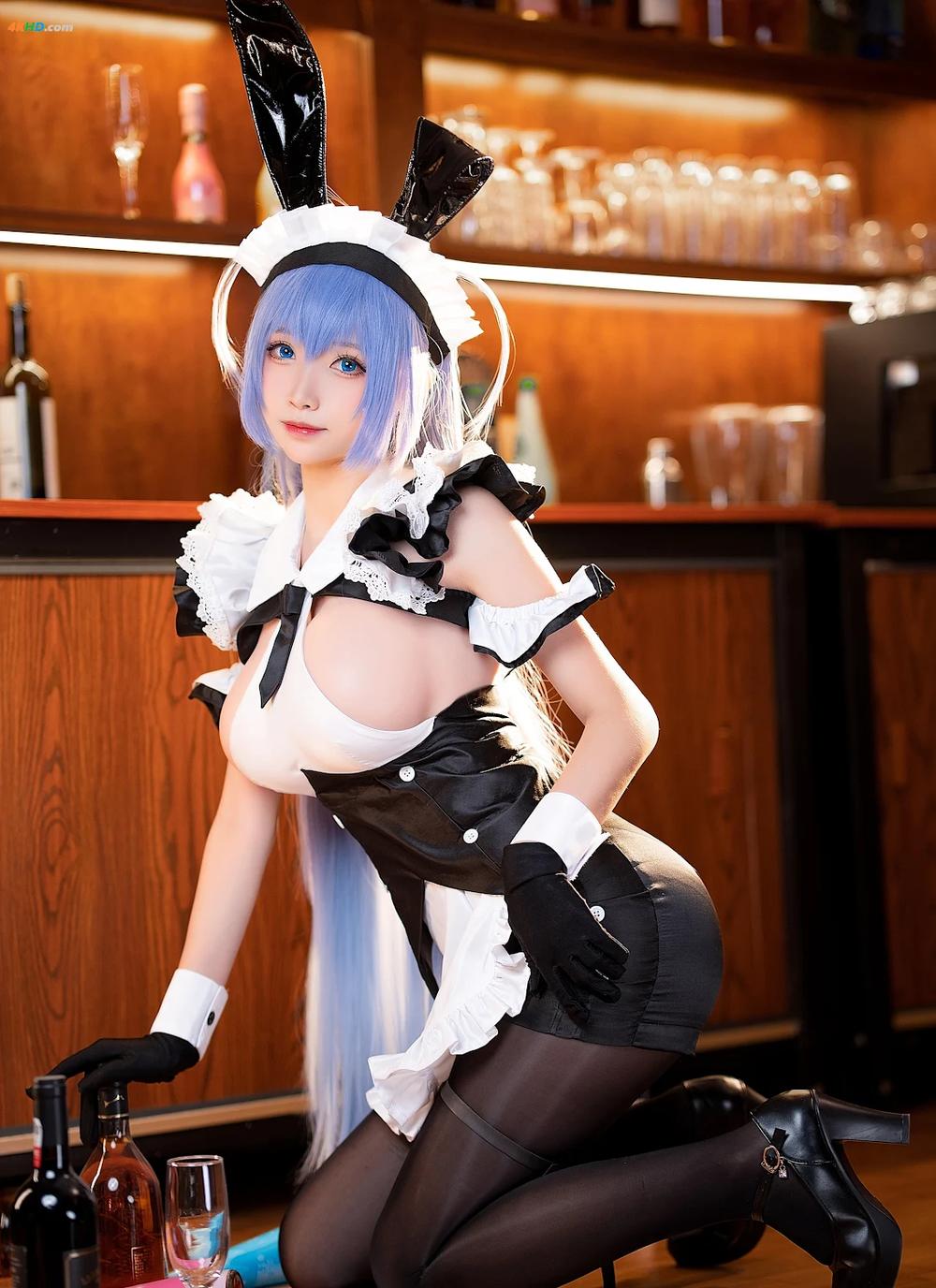 (Cosplay) 大大卷卷小卷 Komaki – New Jersey bartender (Azur lane)