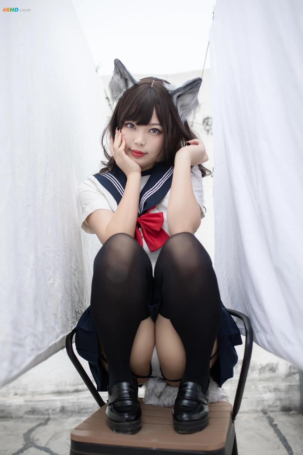 Coser@白烨 Vol.047 魅惑狼姐姐-室外(1730MB)(63photos)