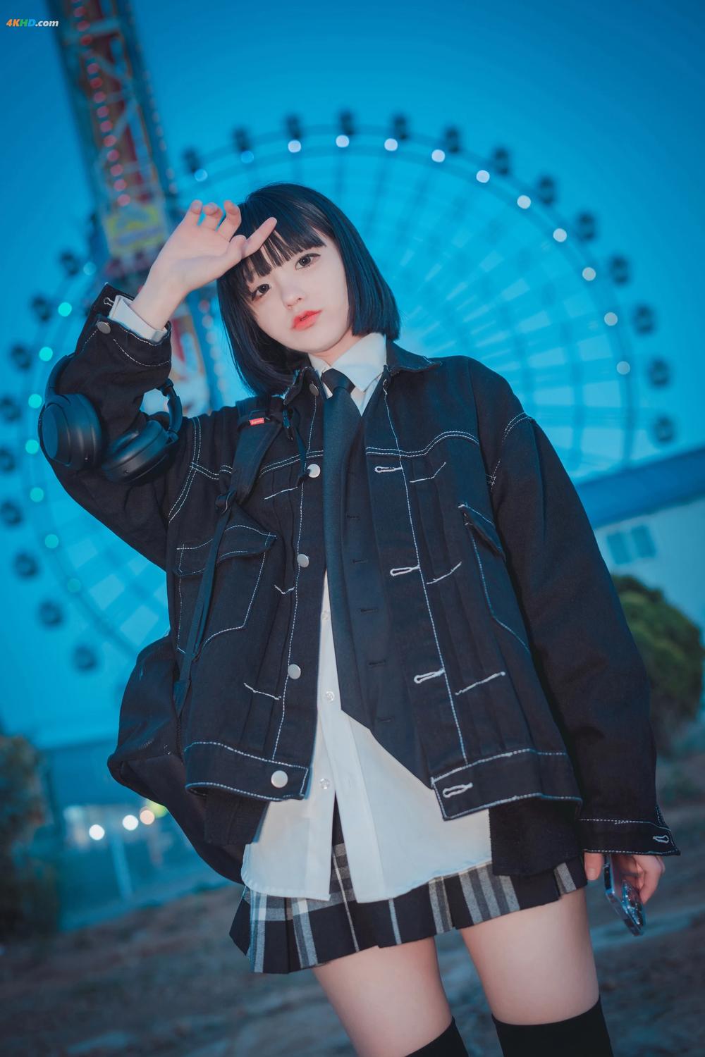 DJAWA Photo – NO.325 Jenny（정제니）Theme Park Girl